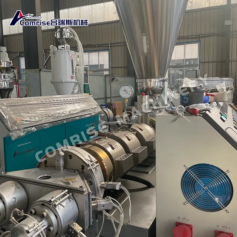 Küçük Çaplı PVC İkiz Boru Makinası