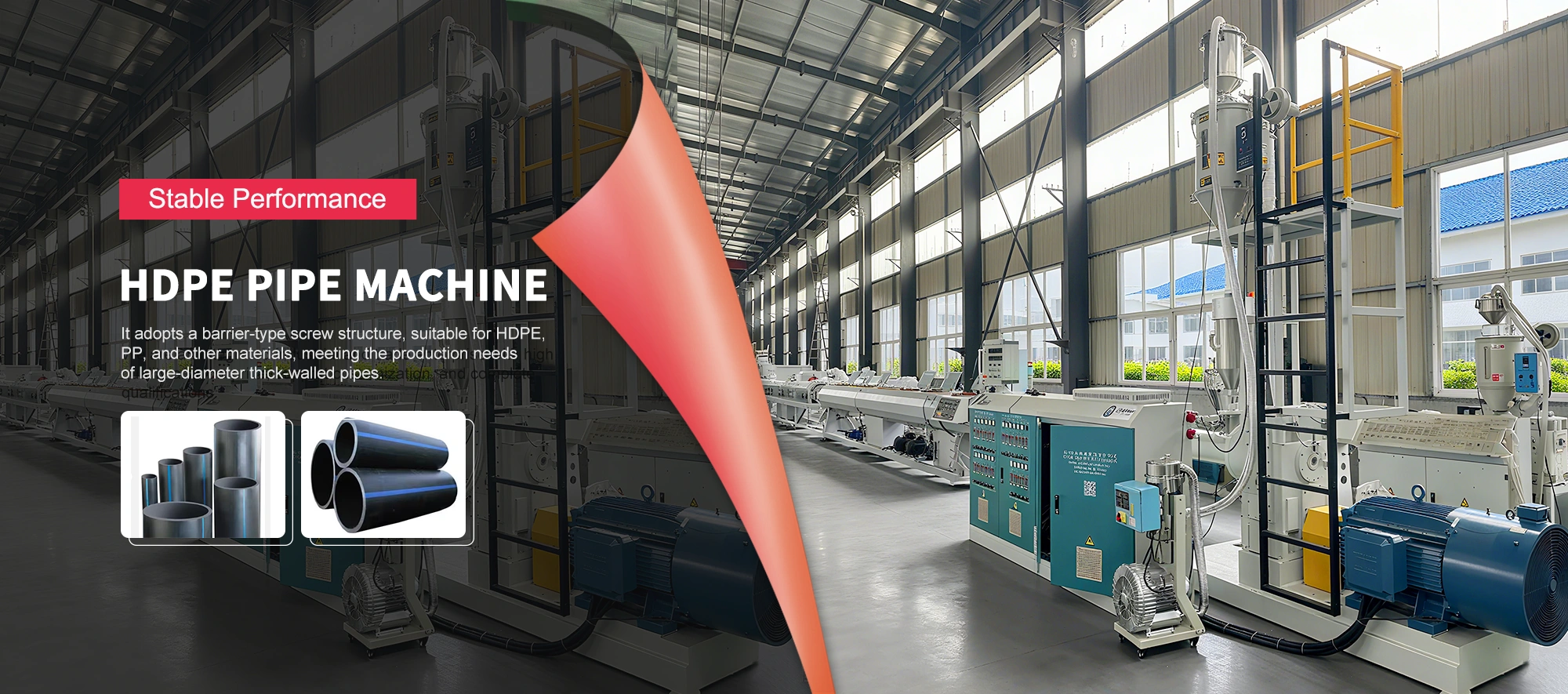 HDPE Su Temini Boru Makina Fabrikası